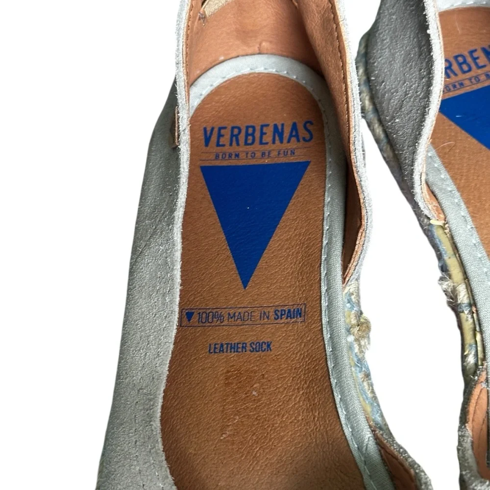 Verbenas Womens Cruz Espadrille Open Toe Flats Suede Pink Size 41 EU / 10 US